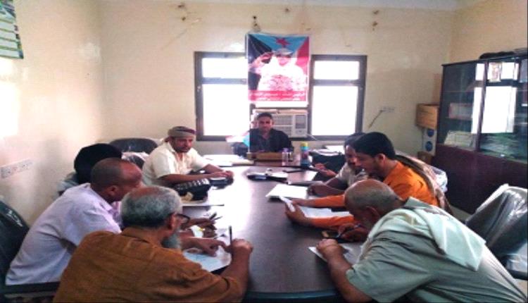 أخبار محلية - لحج : تنفيذية انتقالي الحوطة تعقد اجتماعها الدوري لشهر أغسطس