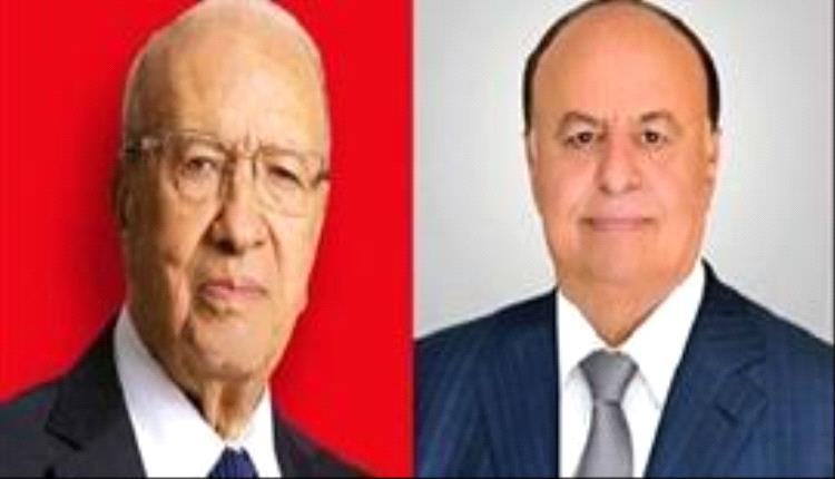 رئيس مجلس القيادة يهنئ نظيره التونسي بذكرى عيد الجمهورية لبلاده